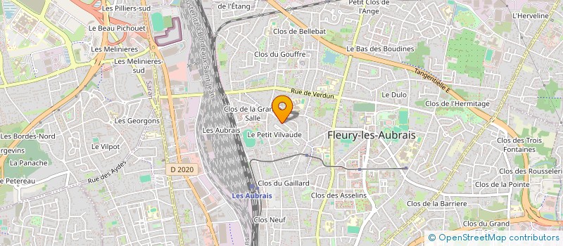 localisation de l'entreprise THE SPOT à FLEURY-LES-AUBRAIS