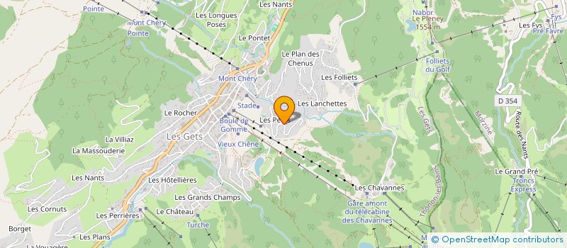 localisation de l'entreprise THE SPRING  LES GETS