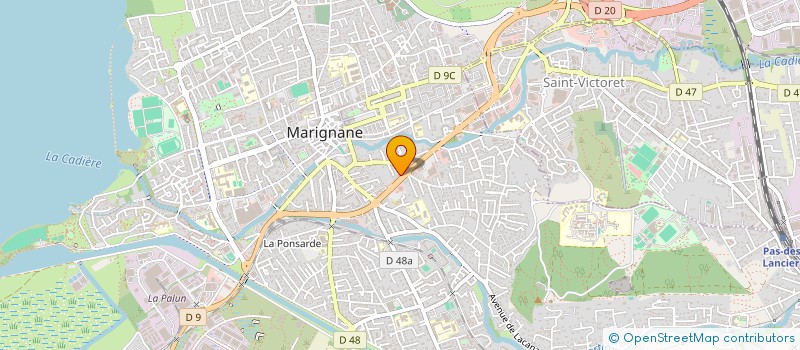 localisation de l'entreprise THE STAR'S CORNER  MARIGNANE