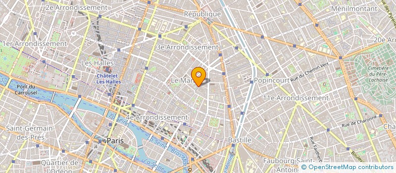 localisation de l'entreprise THE STATEMENT  PARIS