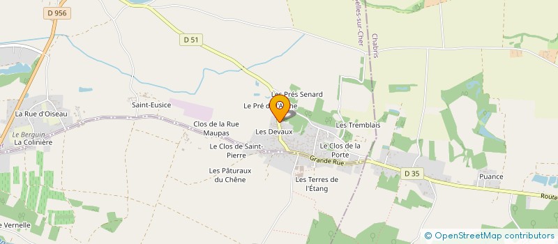 localisation de l'entreprise THE STONEHOUSE  SELLES-SUR-CHER