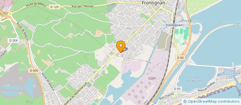 localisation de l'entreprise THE STREET SOCCER à FRONTIGNAN