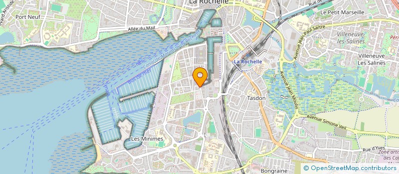 localisation de l'entreprise THE STUDENT  LA ROCHELLE