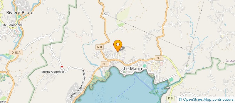 localisation de l'entreprise THE SUN SHINE  LE MARIN