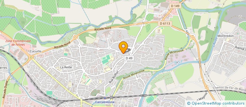 localisation de l'entreprise THE SUNSHINE BAND  CARCASSONNE