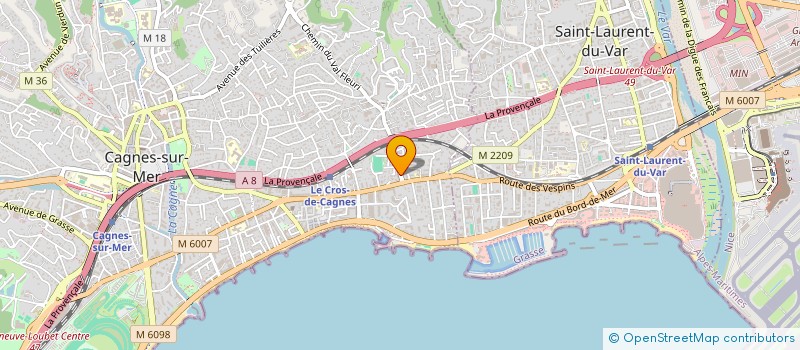 localisation de l'entreprise THE SUSTAINABLE DESIGN SCHOOL  CAGNES-SUR-MER