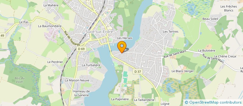 localisation de l'entreprise THE SWELLINGS  SUCE-SUR-ERDRE