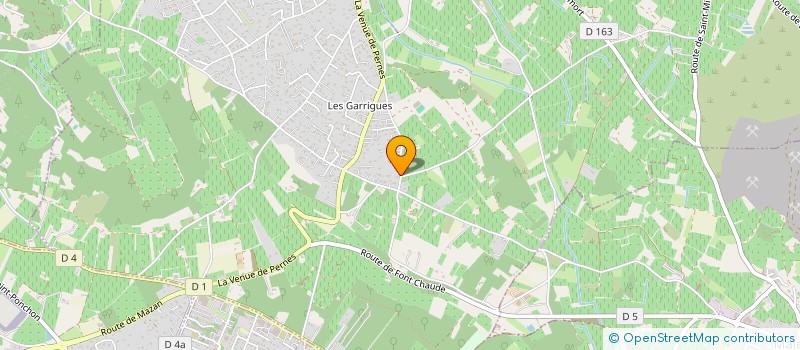 localisation de l'entreprise THE SWINGUM JAZZ BAND  MAZAN