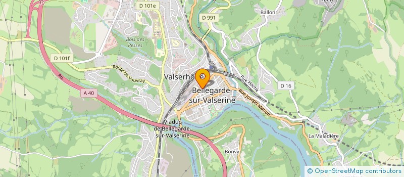 localisation de l'entreprise THE TACOS à VALSERHONE