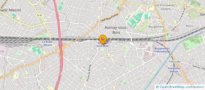 localisation de l'entreprise THE TAG FRANCE  AULNAY-SOUS-BOIS
