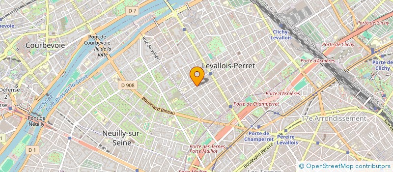 localisation de l'entreprise THE TATS HOLDING à LEVALLOIS-PERRET