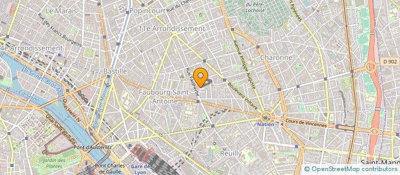 localisation de l'entreprise THE TEXTURED FORM  PARIS