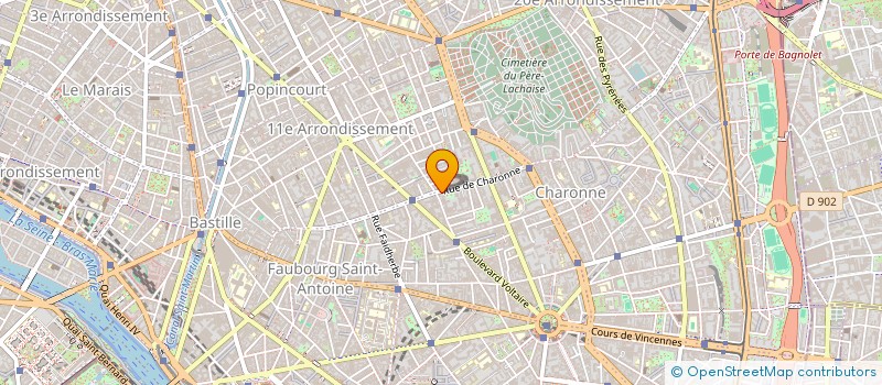 localisation de l'entreprise THE THE EN PAUSE  PARIS