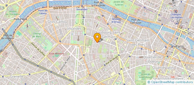 localisation de l'entreprise THE THREE SUNS  PARIS