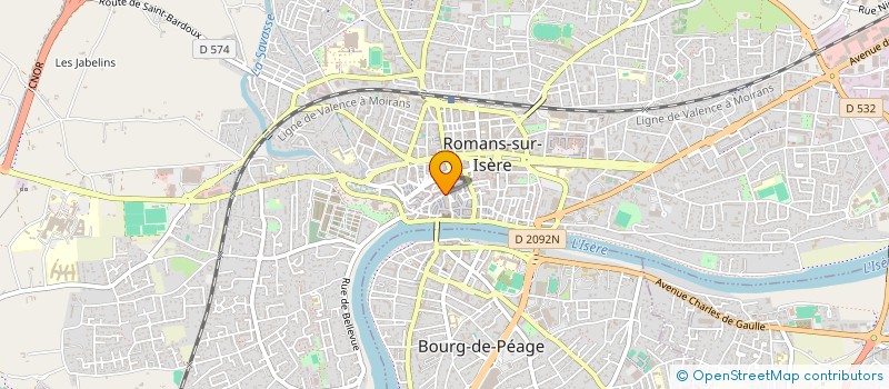 localisation de l'entreprise THE TIGERS  ROMANS-SUR-ISERE