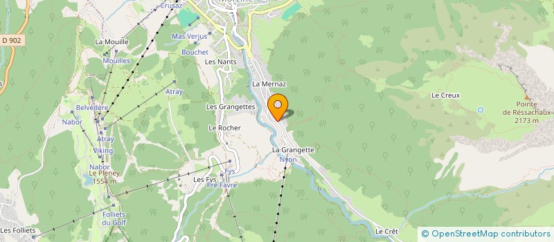 localisation de l'entreprise THE TIPPER FAMILY CHALET COMPAGNY  MORZINE