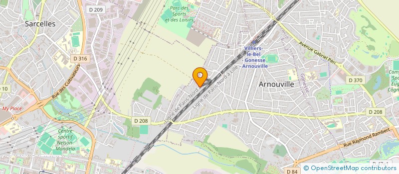 localisation de l'entreprise THE TITTY TWISTER  ARNOUVILLE