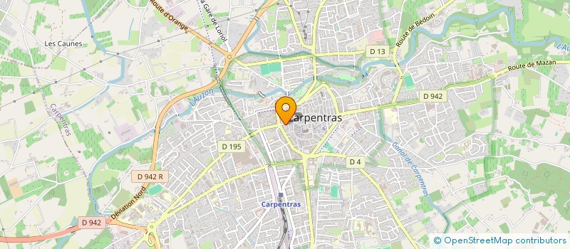 localisation de l'entreprise THE TONY TRUAND, NOUS JOUONS POUR VOUS à CARPENTRAS