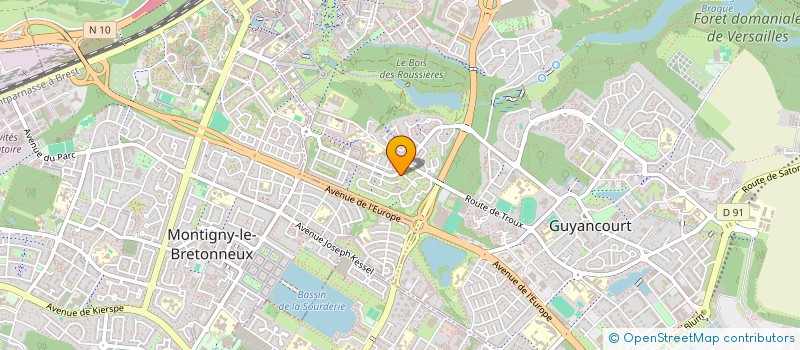 localisation de l'entreprise THE TRUC LOC  GUYANCOURT