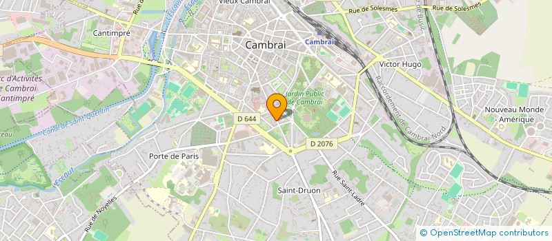 localisation de l'entreprise THE TURFCARE CO FRANCE à CAMBRAI