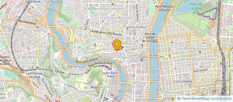 localisation de l'entreprise THE TV SHOW à LYON