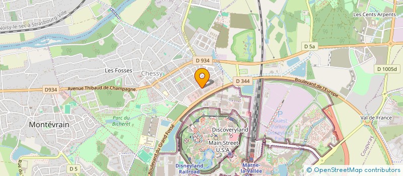 localisation de l'entreprise THE UMBRELLA COMPANY  CHESSY