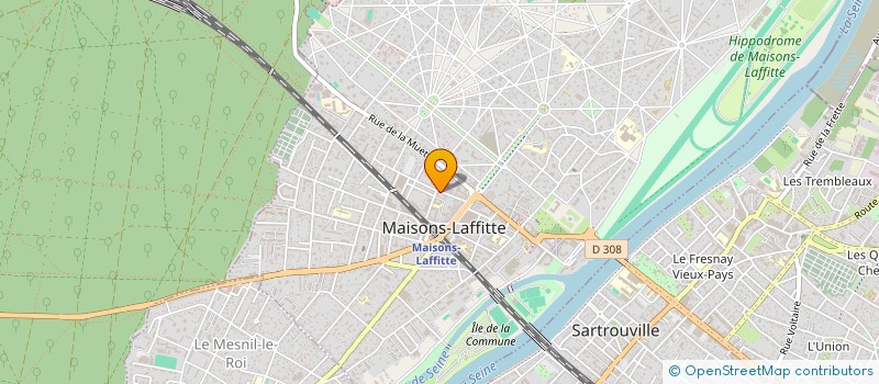 localisation de l'entreprise THE UNIQPEOPLE COMPANY  MAISONS-LAFFITTE