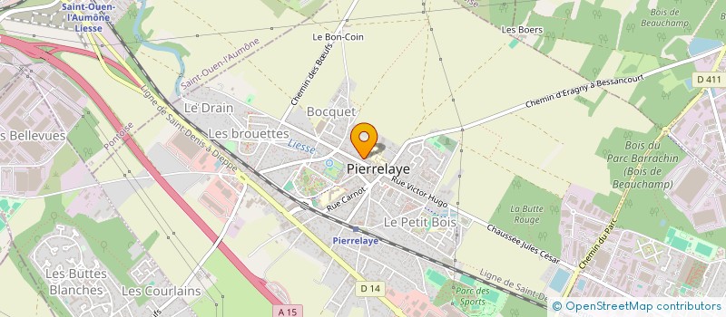 localisation de l'entreprise THE UNIT SECURITE PRIVEE  PIERRELAYE