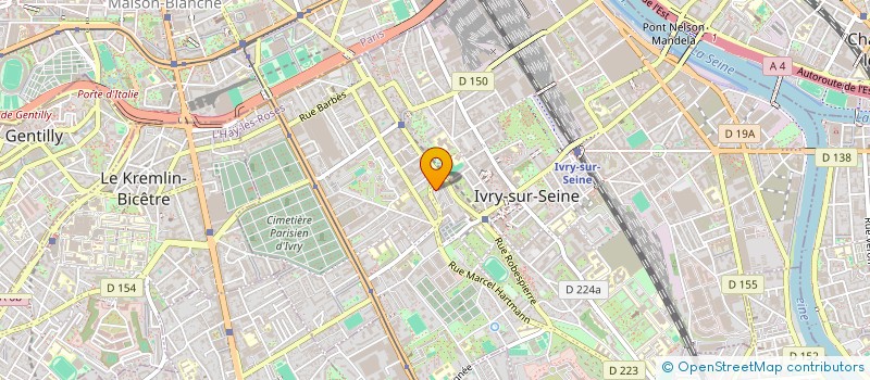 localisation de l'entreprise THE USUAL  IVRY-SUR-SEINE