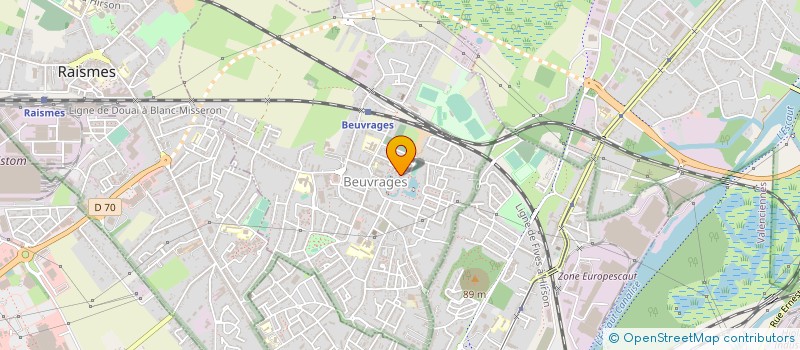 localisation de l'entreprise THE VILLAINS  BRUAY-SUR-L'ESCAUT