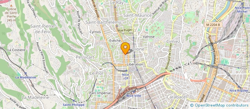 localisation de l'entreprise THE VINH à NICE