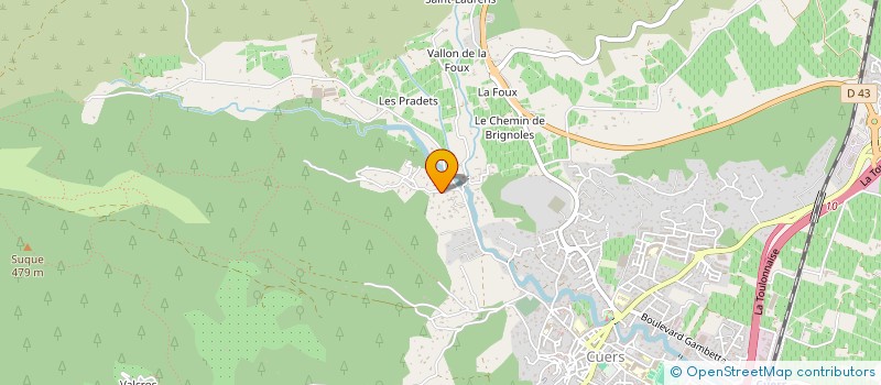 localisation de l'entreprise THE WALKOOKS  CUERS