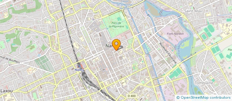 localisation de l'entreprise THE WALL  NANCY