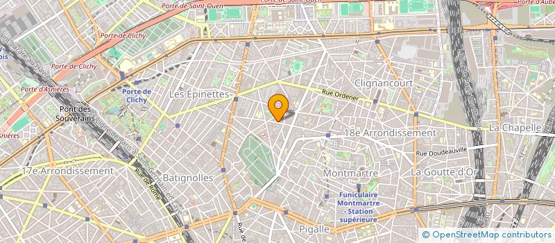 localisation de l'entreprise THE WANDER - COLLECTIF ARTISTIQUE  PARIS