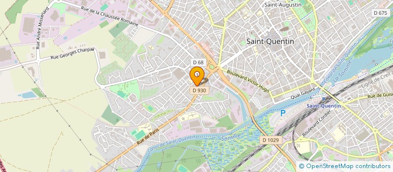 localisation de l'entreprise THE WESTERN USA à SAINT-QUENTIN