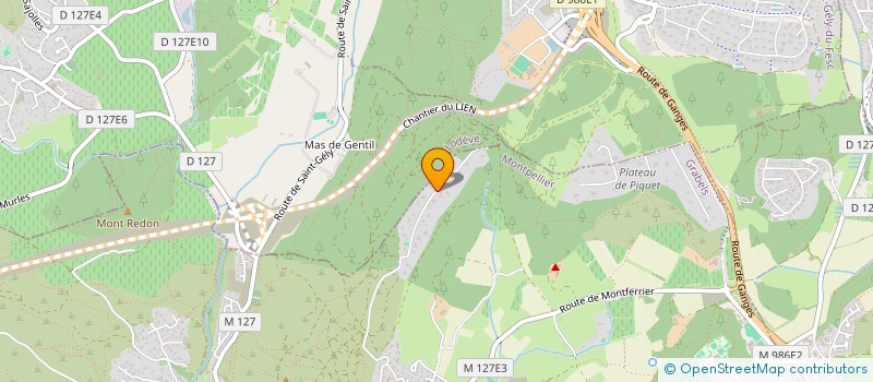 localisation de l'entreprise THE WHITE  GRABELS