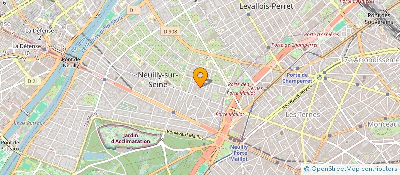 localisation de l'entreprise THE WHITE SPACE COMPANY à NEUILLY-SUR-SEINE