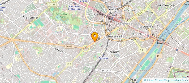 localisation de l'entreprise THE WIFT  PUTEAUX