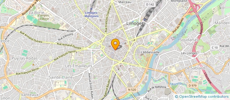 localisation de l'entreprise THE WILD FACTOR à LIMOGES