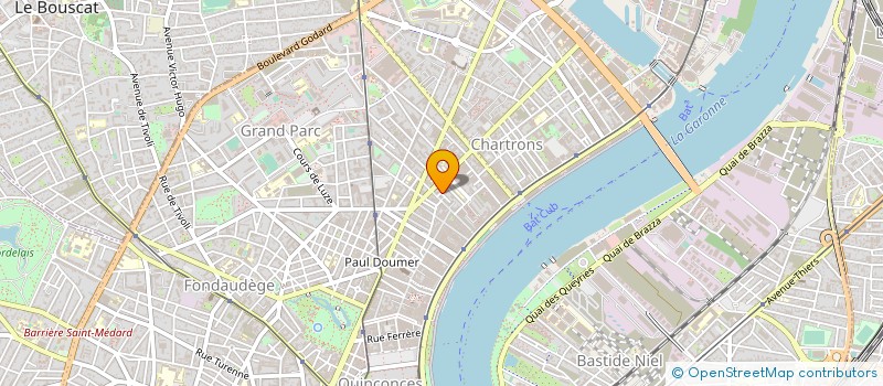 localisation de l'entreprise THE WILL à BORDEAUX
