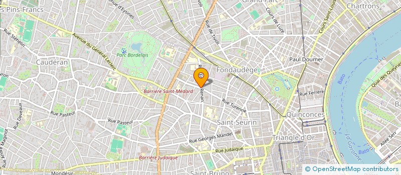localisation de l'entreprise THE WINE SOCIAL CLUB à BORDEAUX