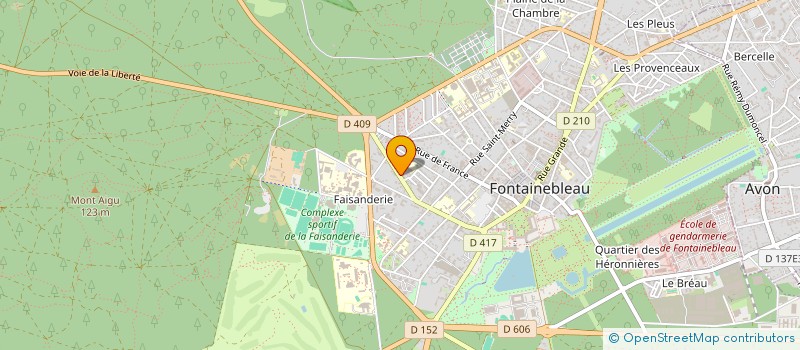 localisation de l'entreprise THE WINEGOCE à FONTAINEBLEAU