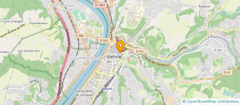 localisation de l'entreprise THE WOMEN INSTITUT à VIENNE