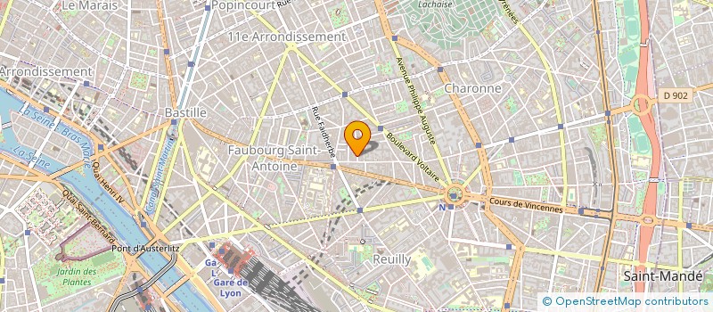 localisation de l'entreprise THE WOO TOUCH  PARIS