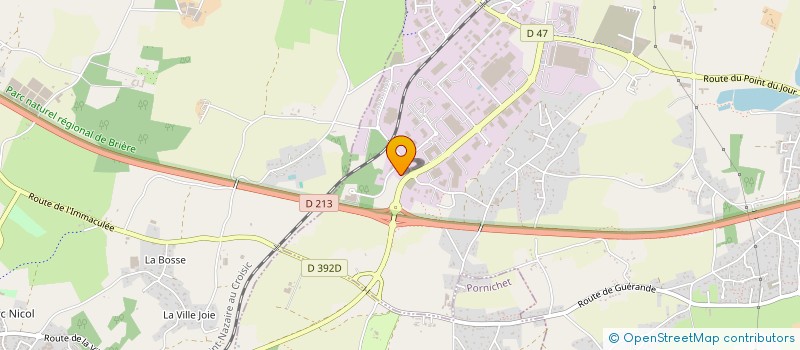 localisation de l'entreprise THE WORK CHOPE  SAINT-NAZAIRE