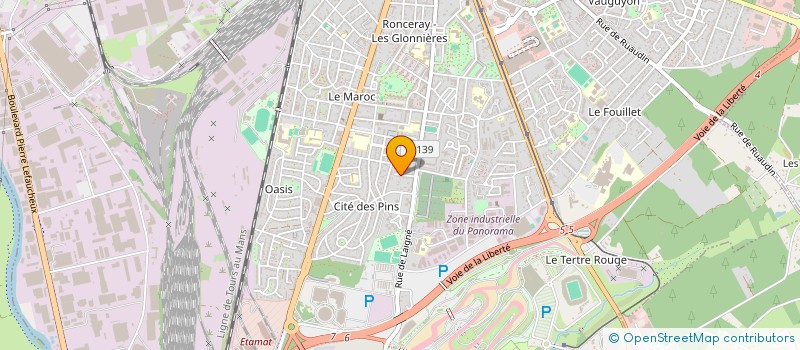 localisation de l'entreprise THE WORKERS  LE MANS