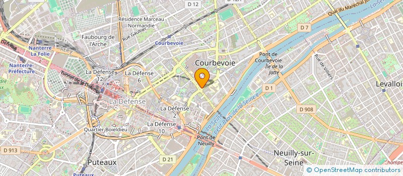 localisation de l'entreprise THE WORKPLACE COMMUNITY à COURBEVOIE