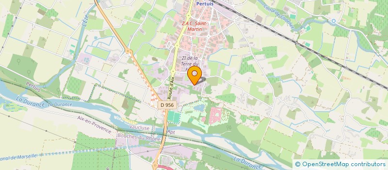 localisation de l'entreprise THE WORKSHOP  PERTUIS