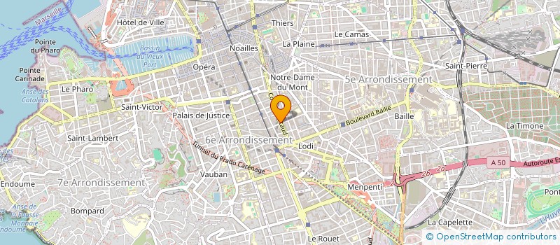 localisation de l'entreprise THE WORKSHOPS  MARSEILLE