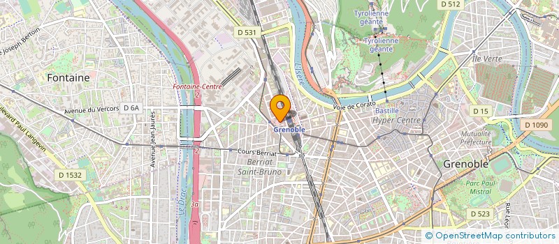 localisation de l'entreprise THE WORLD INTERFACE  GRENOBLE